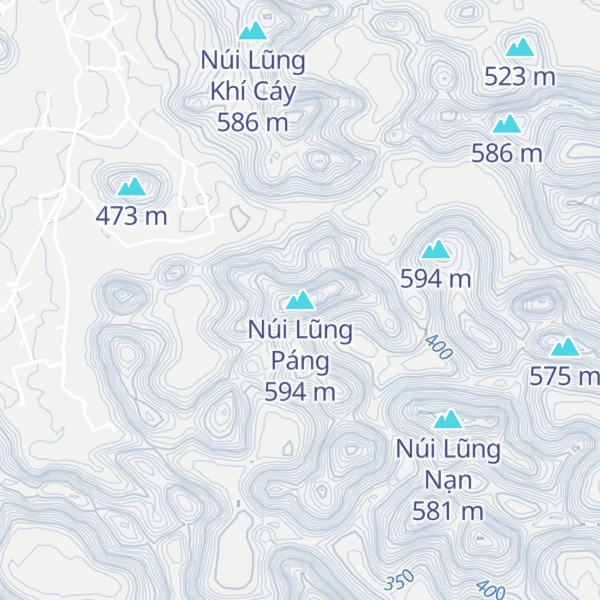 Map of Núi Lũng Páng