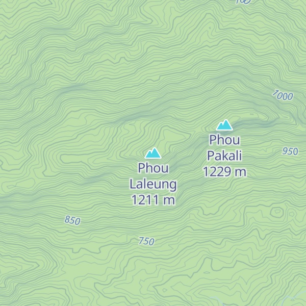 Map of Phou Laleung