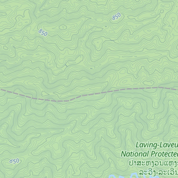 Map of Phou Saleng