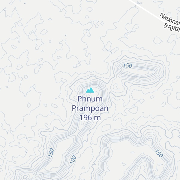 Map of Phnum Prampoan