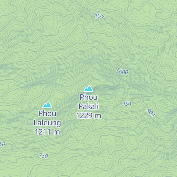 Map of Phou Pakali