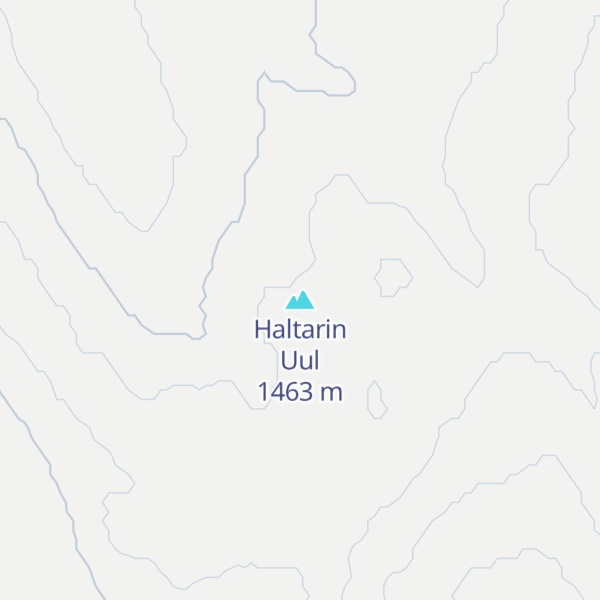 Map of Haltarin Uul
