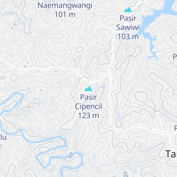 Map of Pasir Cipencil