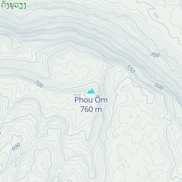 Map of Phou Ôm