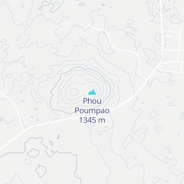 Map of Phou Poumpao