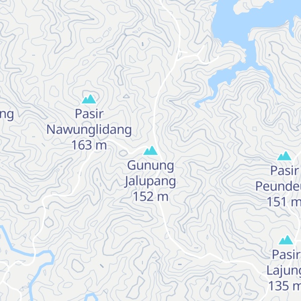 Map of Gunung Jalupang