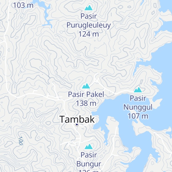 Map of Pasir Pakel
