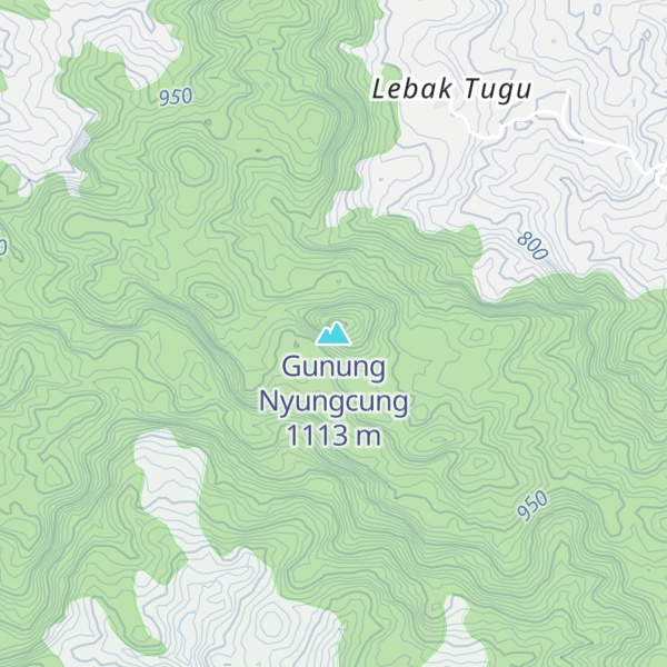 Map of Gunung Nyungcung