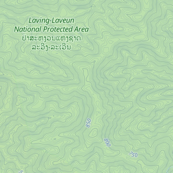 Map of Phou Lan