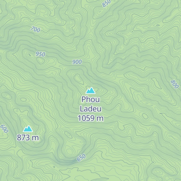 Map of Phou Ladeu
