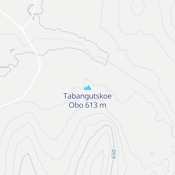 Map of Tabangutskoe Obo