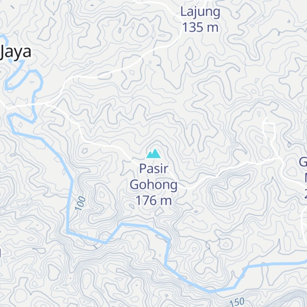 Map of Pasir Gohong