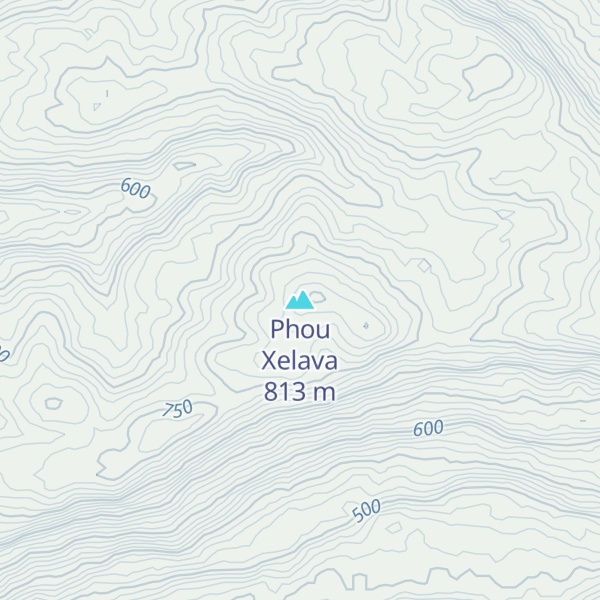Map of Phou Xelava