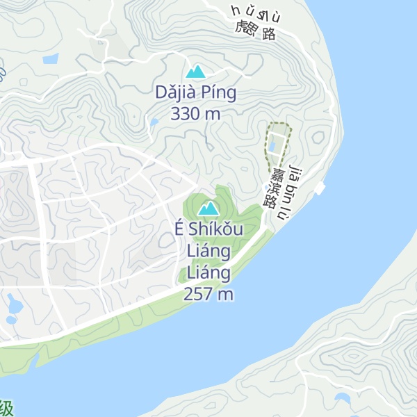 Map of É Shíkǒu Liáng Liáng