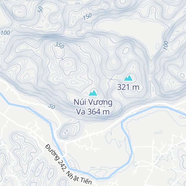 Map of Núi Vương Va