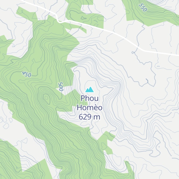 Map of Phou Homèo