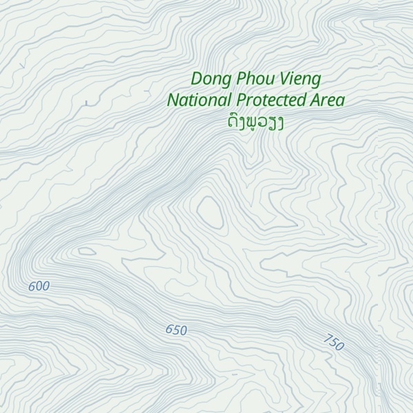 Map of Phou Loua