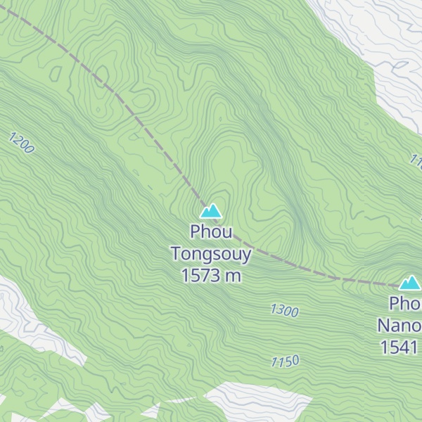 Map of Phou Tongsouy