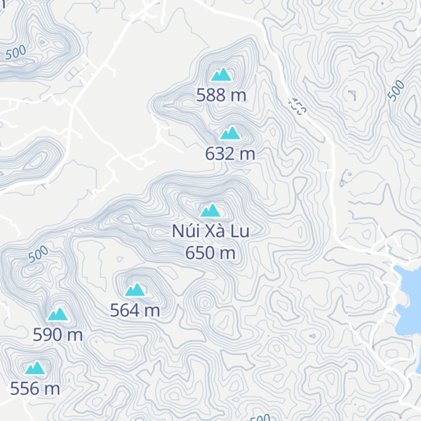 Map of Núi Xà Lu