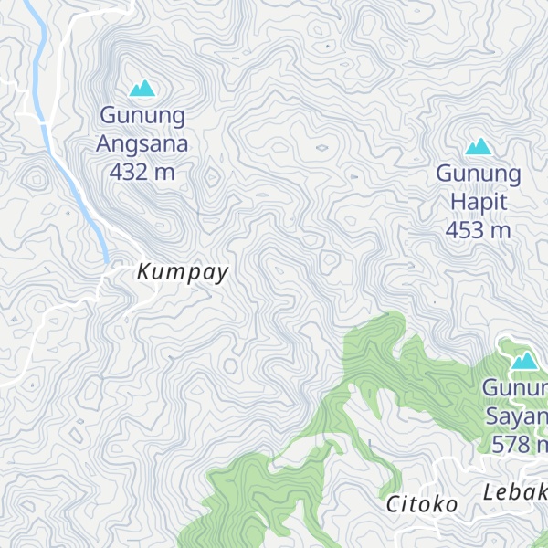 Map of Gunung Pamaretan