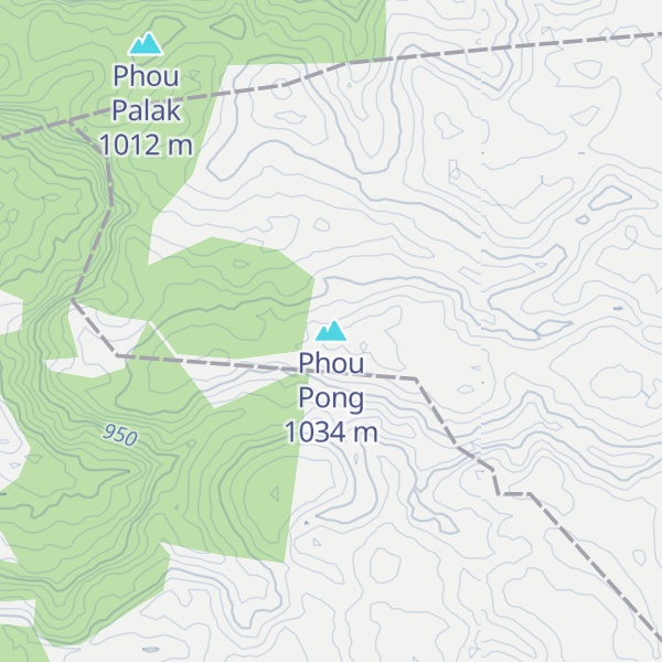 Map of Phou Pong