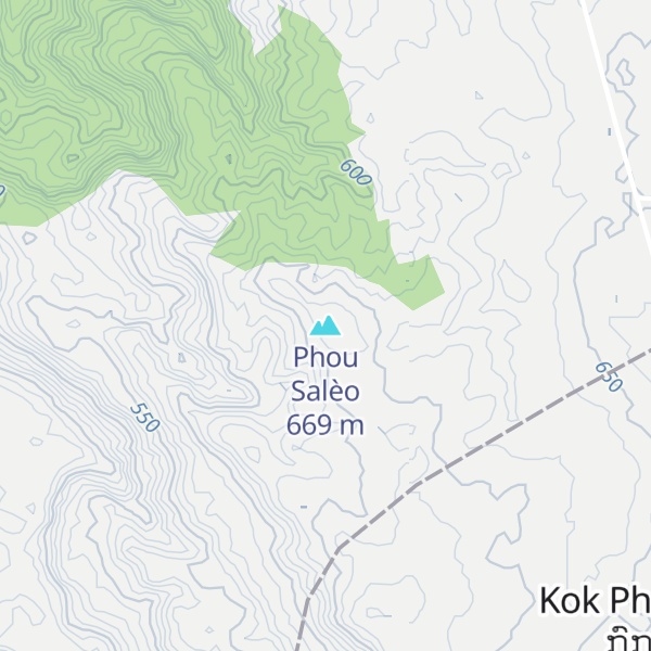 Map of Phou Salèo