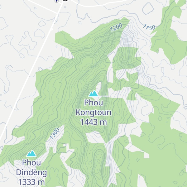 Map of Phou Kongtoun