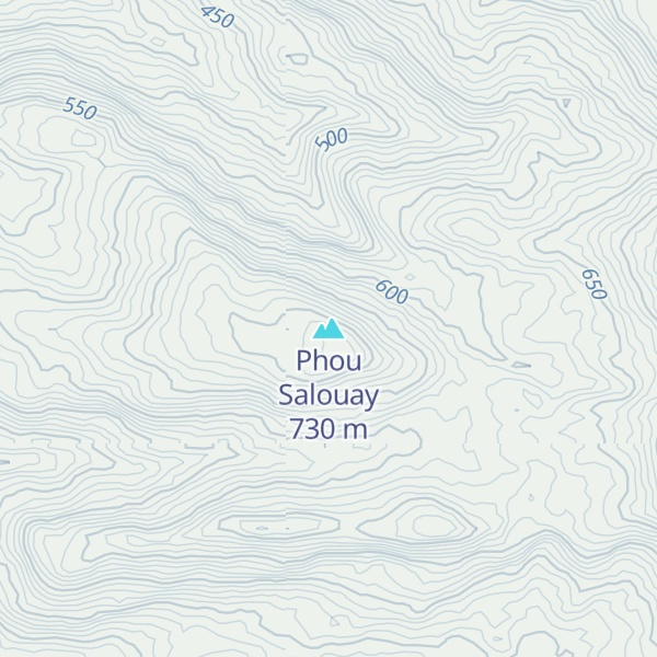 Map of Phou Salouay
