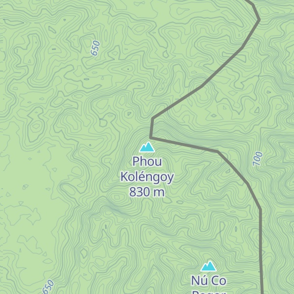 Map of Phou Koléngoy