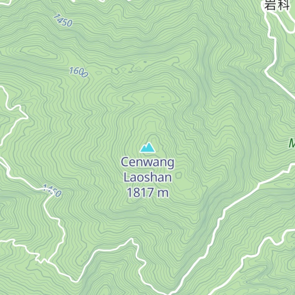 Map of Cenwang Laoshan