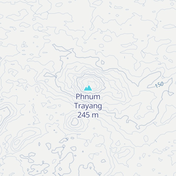 Map of Phnum Trayang