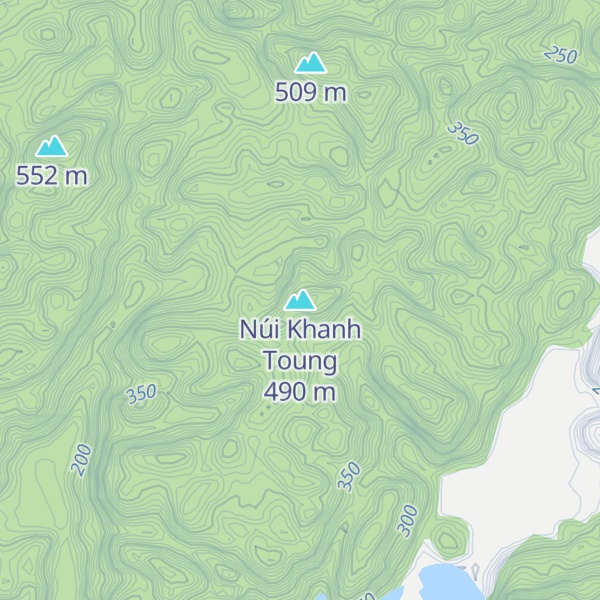 Map of Núi Khanh Toung