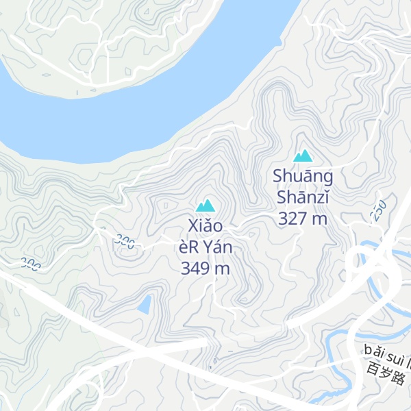Map of Xiǎo èR Yán