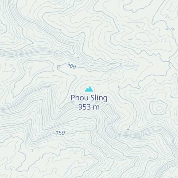 Map of Phou Sling