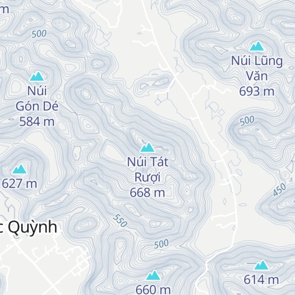 Map of Núi Tát Rượi