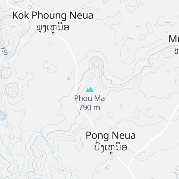 Map of Phou Ma