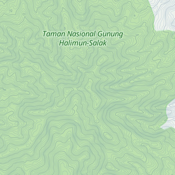 Map of Gunung Endut