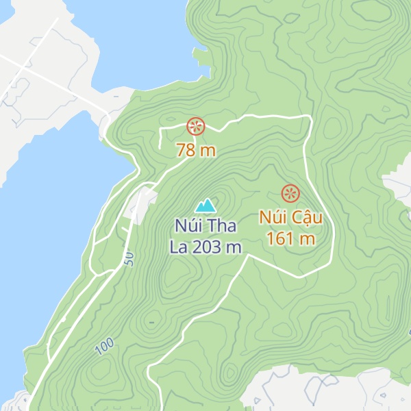 Map of Núi Tha La