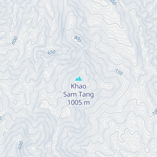 Map of Khao Sam Tang