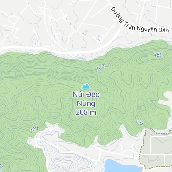 Map of Núi Đèo Nùng