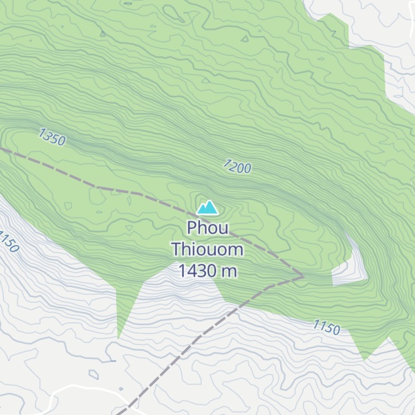 Map of Phou Thiouom