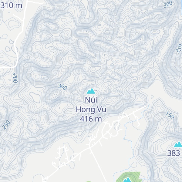 Map of Núi Hong Vu