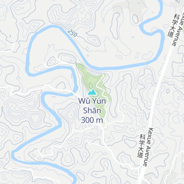 Map of Wǔ Yún Shān