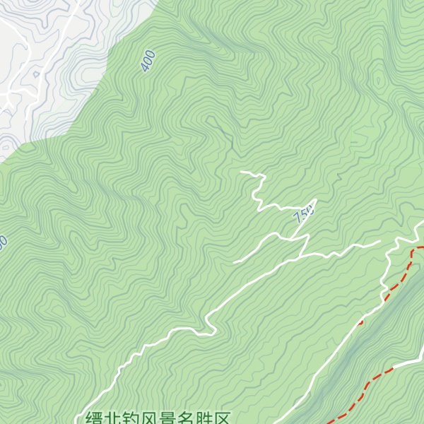 Map of Qīnglóng Zhài
