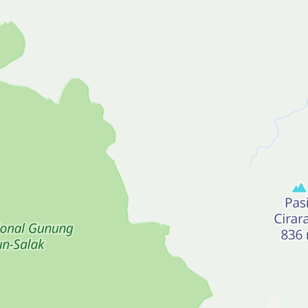 Map of Gunung Canar