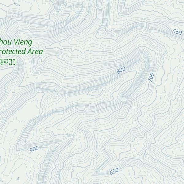 Map of Phou Saykao