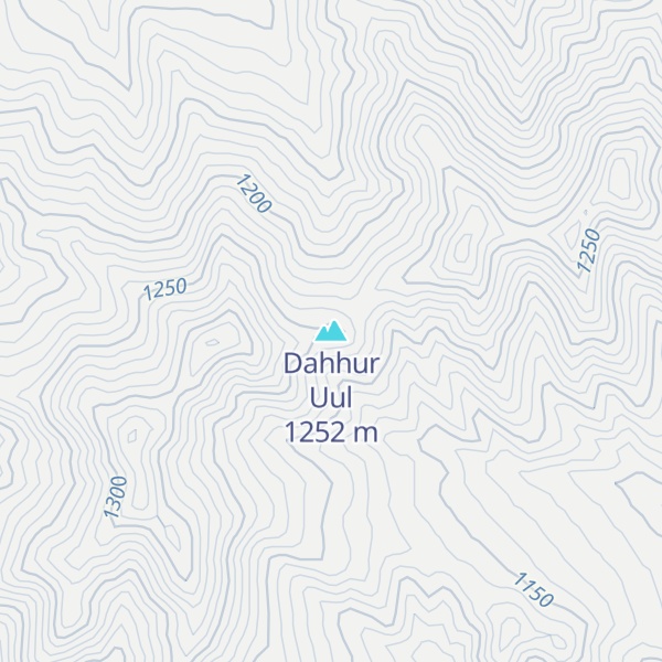 Map of Dahhur Uul