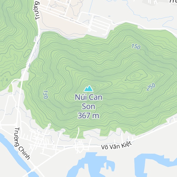 Map of Núi Can Son