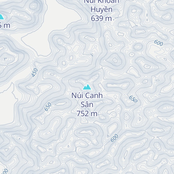 Map of Núi Canh Sân
