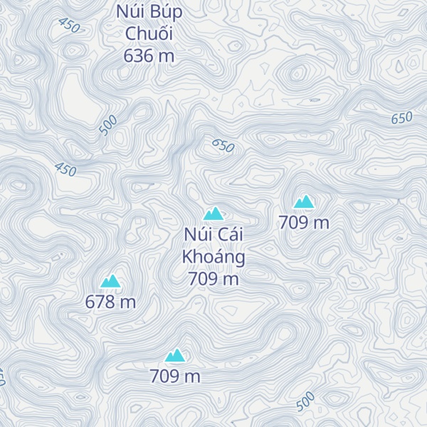 Map of Núi Cái Khoáng